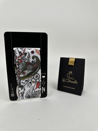 Cordon ruban de téléphone KHAKI motif 2