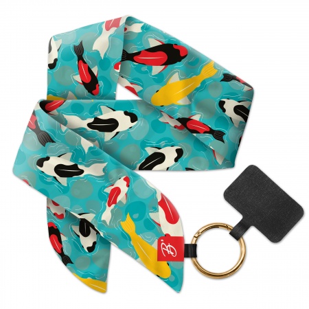 Cordon ruban de téléphone KOÏ motif 1