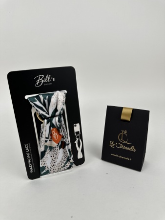 Cordon ruban de téléphone LUANDA motif 2