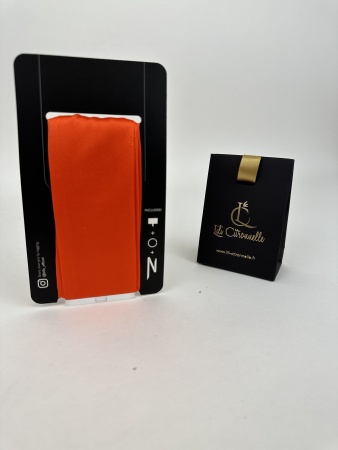 Cordon ruban de téléphone TANGERINE motif 3