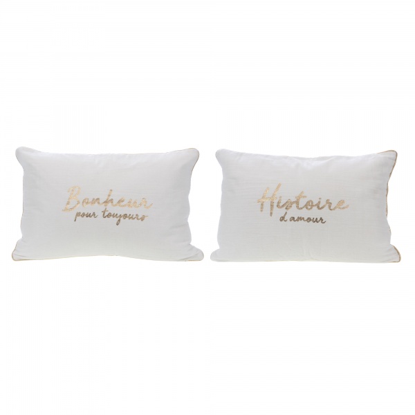 COUSSIN BONHEUR POUR TOUJOURS  40X60