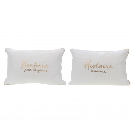 COUSSIN BONHEUR POUR TOUJOURS  40X60