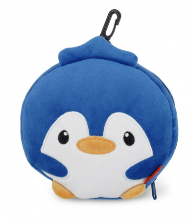 COUSSIN DE VOYAGE AVEC MASQUE - MY TRAVEL BUDDY - PENGUIN
