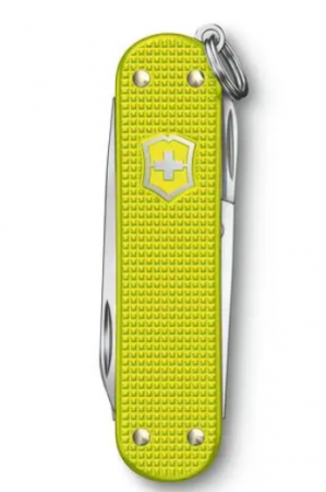 Couteau suisse de poche édition limitée Alox \ Electric Yellow\ 
