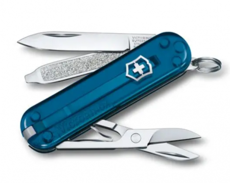 Couteau suisse de poche Translucide bleu \ Sky High\ 