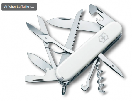 Couteau suisse Huntsman Blanc