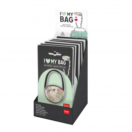 CROCHET PORTE-SAC - I LOVE MY BAG - TRAVEL