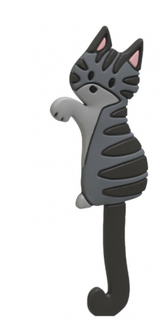 Crochets magn&eacute;tiques Chat et Chien - Magnetic Hooks Cat and Dog
