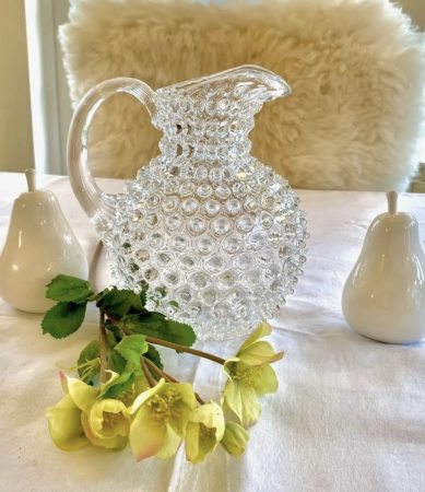 CRYSTAL HOBNAIL JUG