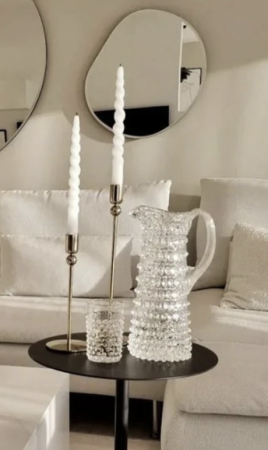 Crystal HOBNAIL JUG TALL