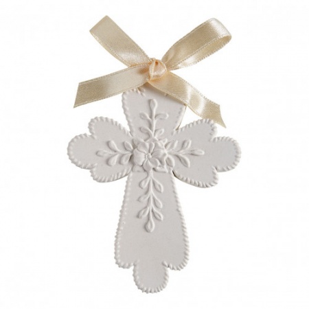 Décor parfumé Croix grand modèle - senteur Fleur d\'oranger