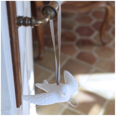 Décor parfumé Hirondelle Dentelle grand modèle - Astrée