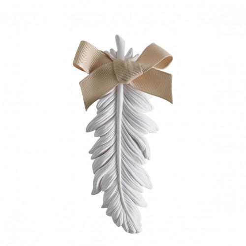 D�cor parfum� Plume grand mod�le - Poudre de Riz