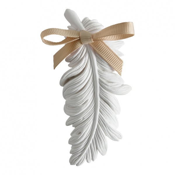 D�cor parfum� Plume petit mod�le \ poudre de riz\ 
