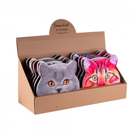 DESSOUS PLAT D20 CHAT POP