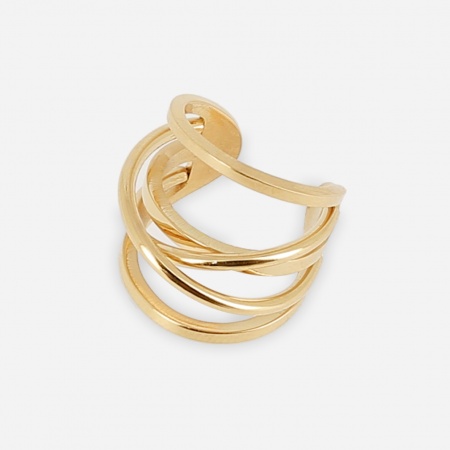 EARCUFF à l\'unité Jimena GOLD STEEL