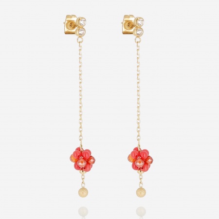 EARRINGS Bacca GOLD STEEL