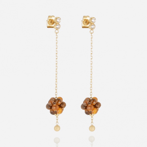 EARRINGS Bacca GOLD STEEL