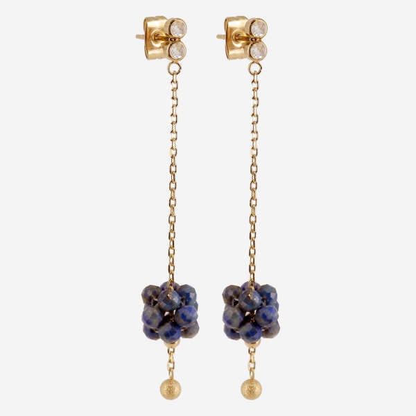 EARRINGS Bacca GOLD STEEL