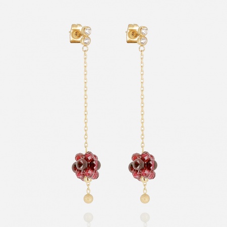 EARRINGS Bacca GOLD STEEL