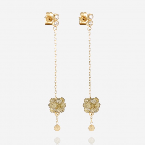 EARRINGS Bacca GOLD STEEL