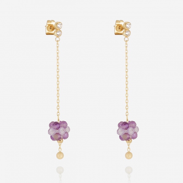 EARRINGS Bacca GOLD STEEL