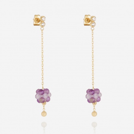 EARRINGS Bacca GOLD STEEL
