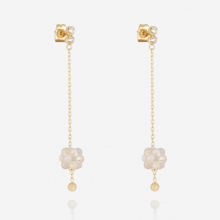 EARRINGS Bacca GOLD STEEL