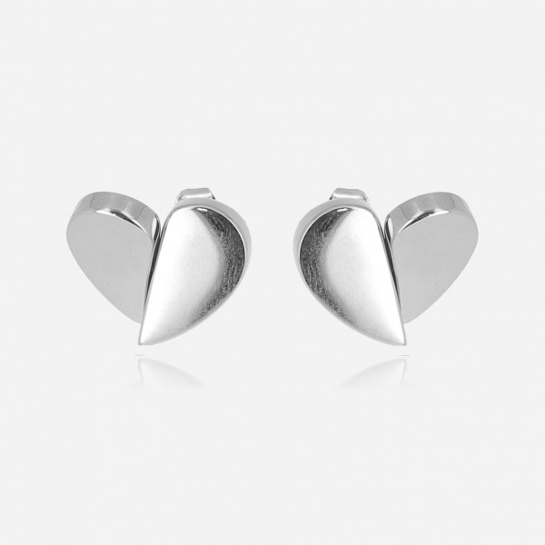EARRINGS Basilio STEEL D:16mm