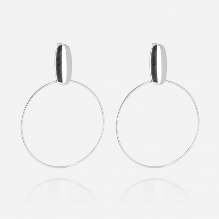 EARRINGS LONG STEEL
