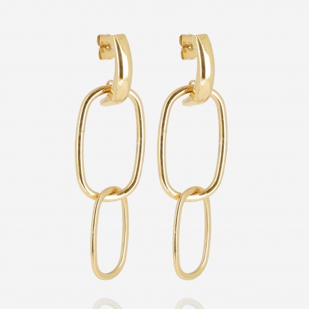 EARRINGS Miro GOLD STEEL