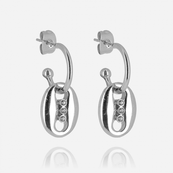 EARRINGS Otto STEEL