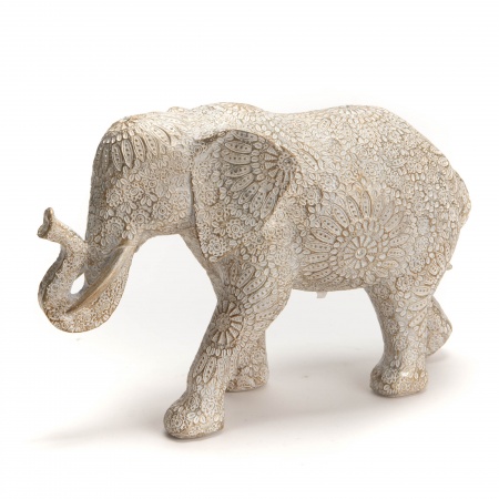 ELEPHANT INDIEN FLEURS GM