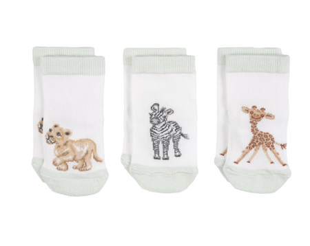 Ensemble de chaussettes bébé \ Petite savane\  6 à 12 mois