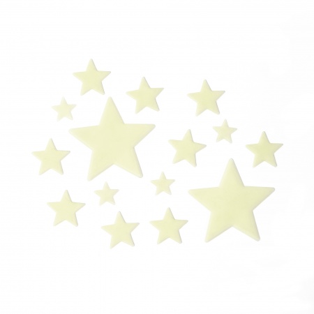 ÉTOILES PHOSPH. AUTOCOLLANTES - SUPER STARS - SPACE
