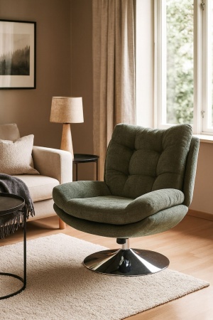 Fauteuil magnum avec repose pied