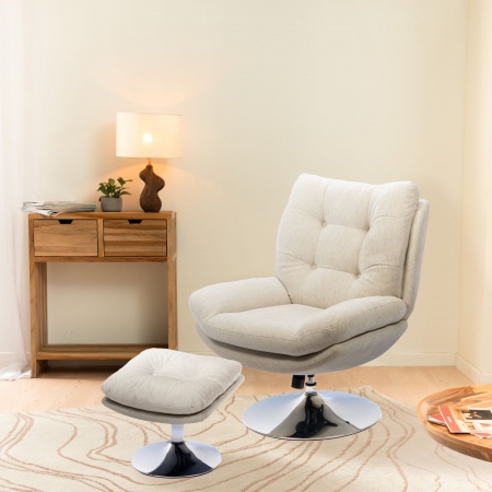 Fauteuil magnum avec repose pied