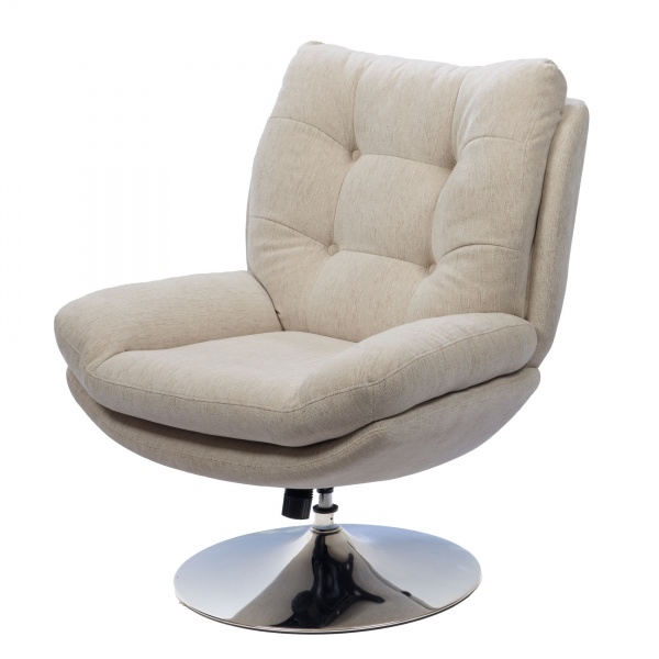 FAUTEUIL MAGNUM BEIGE CHROME dont Eco : 2.25