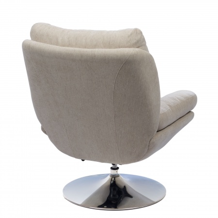 FAUTEUIL MAGNUM BEIGE CHROME