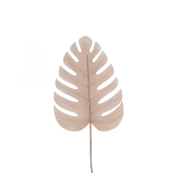 FEUILLE TROPICALE COULEUR CHAMPAGNE PM