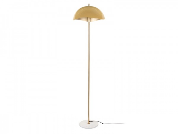 Floor Lamp \ Waved\  HONEY YELLOW - LAMPE A POSER AU SOL \ WAVED\  JAUNE MIEL