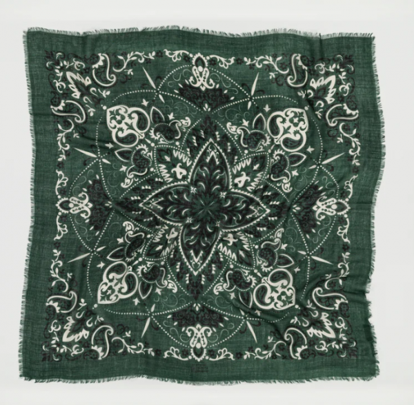 Foulard Bandana vert for�t LS