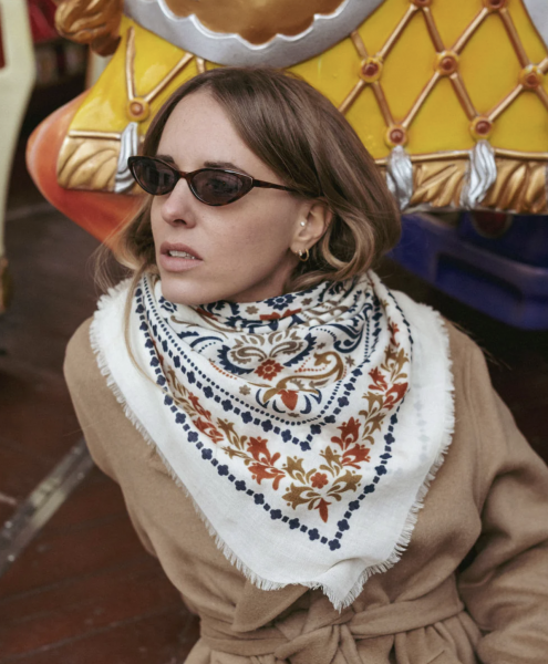 Foulard Bilbao Laine et Cashemire