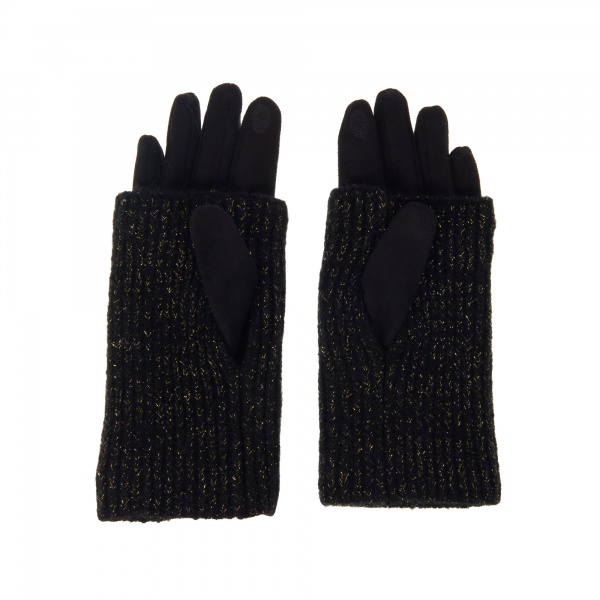 GANT TRICOT SUEDINE NOIR