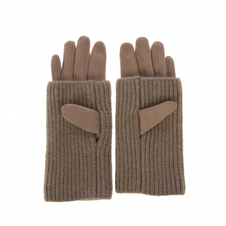 GANT TRICOT SUEDINE TAUPE