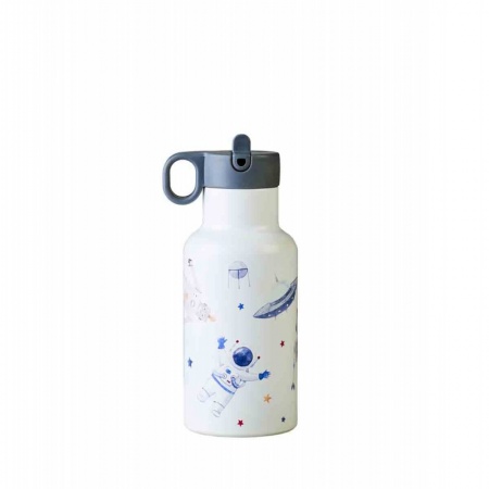 Gourde enfant 3D isotherme 350ml Robots & astronauts - Sky Kids