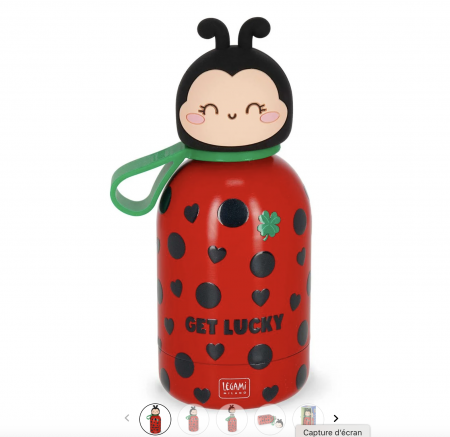 GOURDE ISOTHERME POUR ENFANT - HOT&COLD BFF - LADYBUG