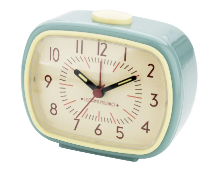Horloge réveil Vintage Aqua