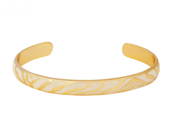 Jonc ZEBRA Blanc sable