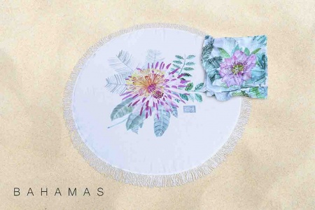 Kit de Plage - Serviette de plage & Pareo - Bahamas